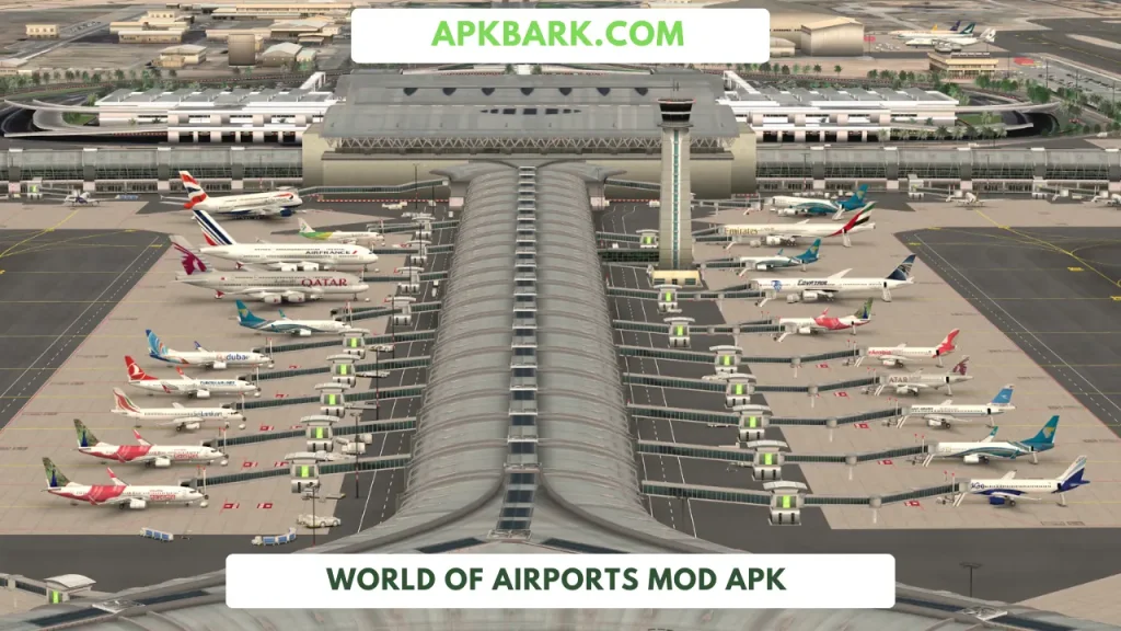 world of airports mod apk all planes unlocked