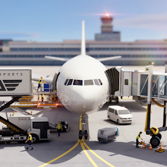 world of airports mod apk icon