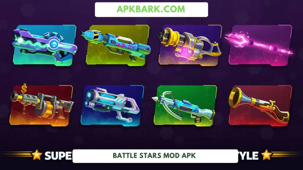 battle stars mod apk unlocked all ammo