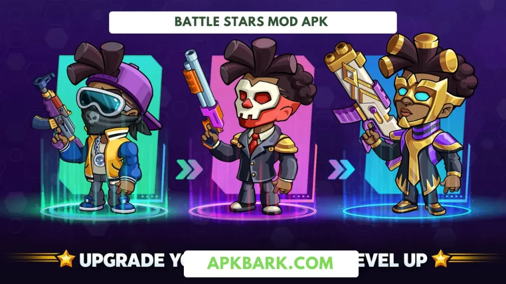 battle stars mod apk unlocked all characters and heroes