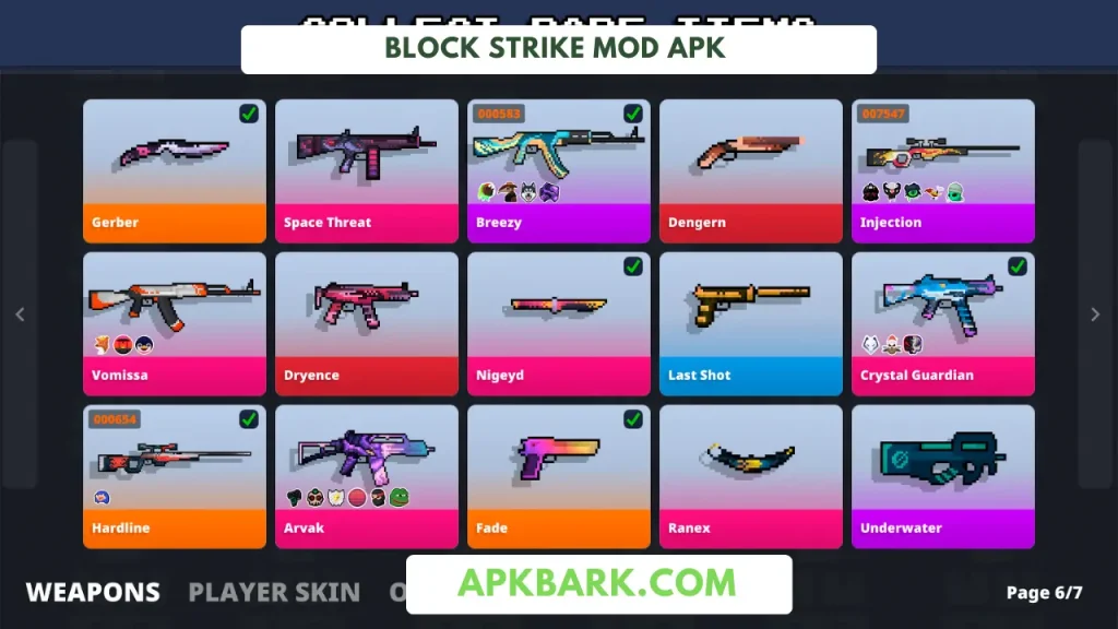 block strike mod apk unlocked all ammo
