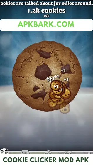 cookie clicker mod apk free shopping