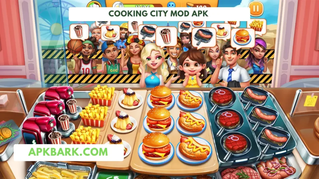 cooking city mod apk all unlocked