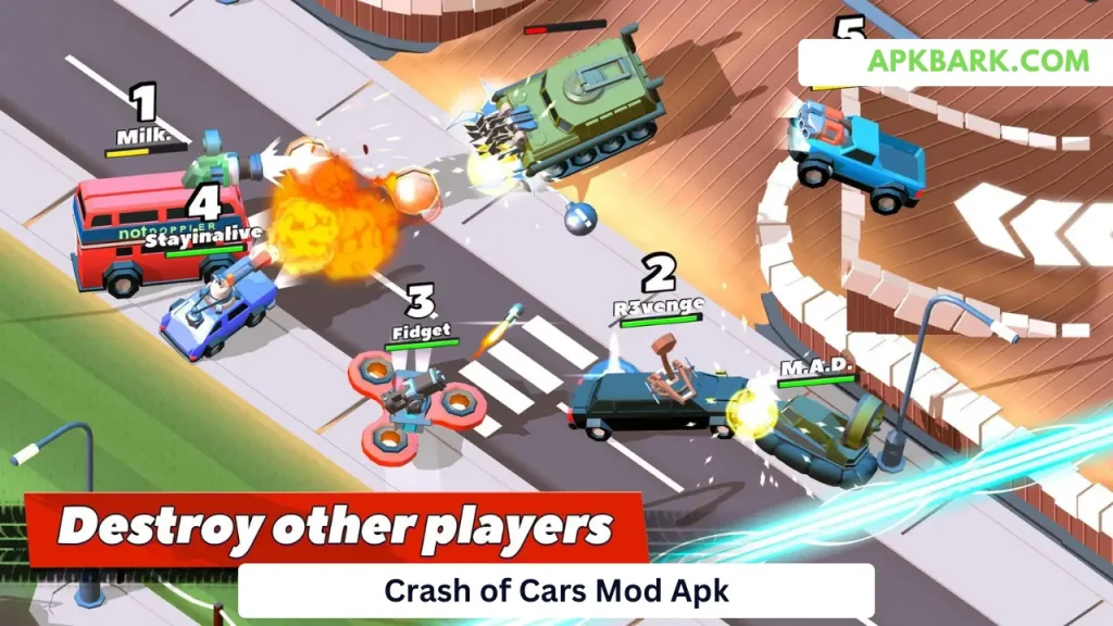 crash of cars mod apk unlimited health