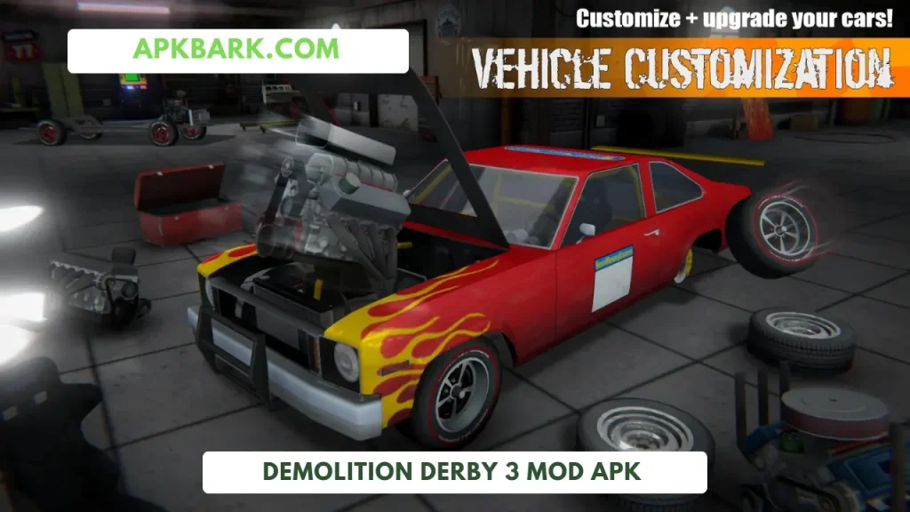 demolition derby 3 mod apk all cars unlocked
