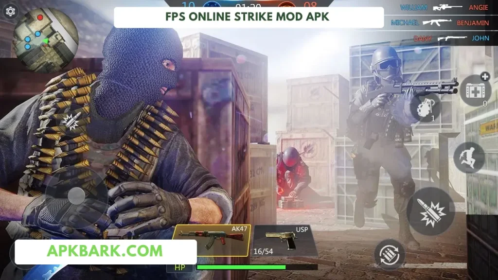 fps online strike mod apk unlimited keys