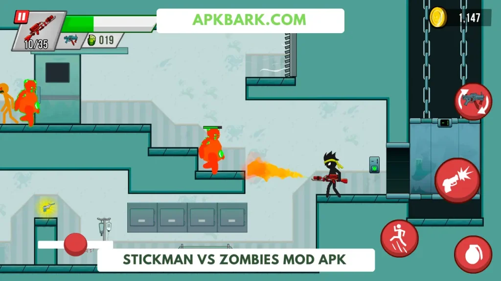 stickman vs zombies mod apk unlimited gems