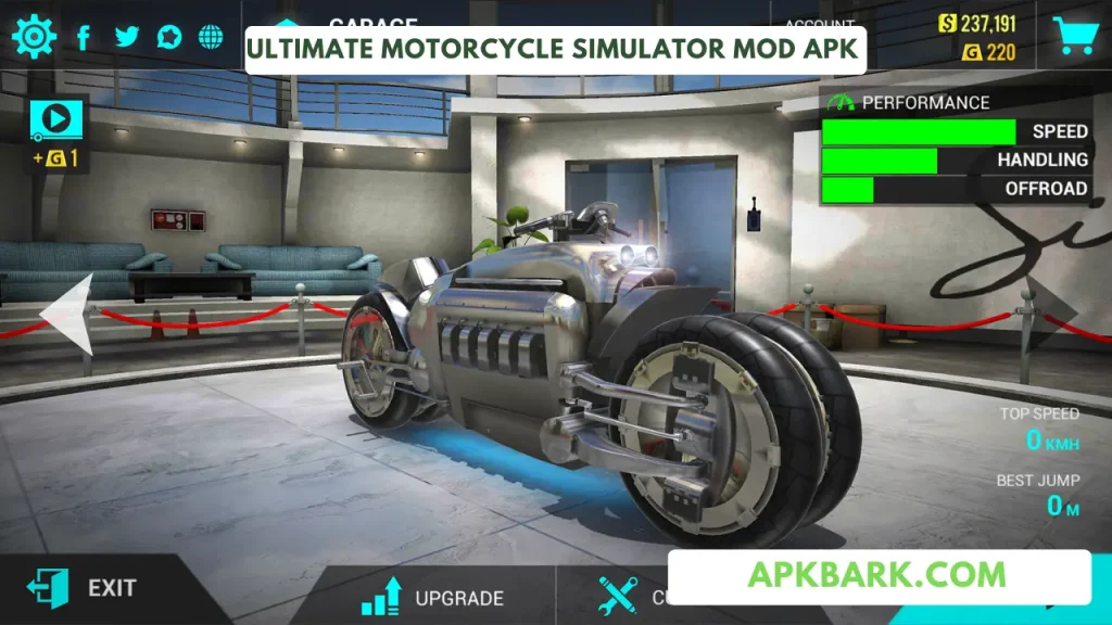 ultimate motorcycle simulator mod apk free shopping