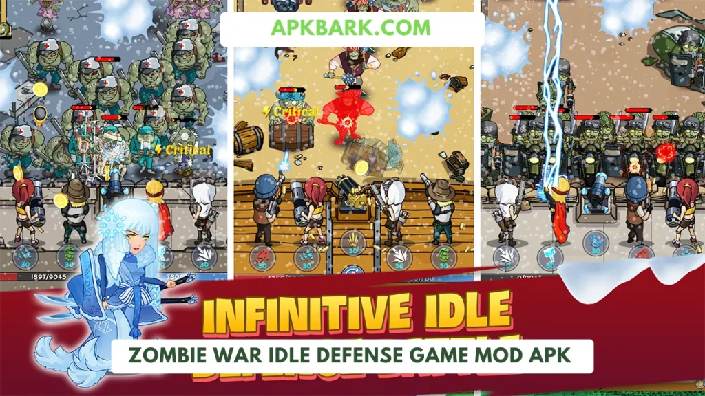 zombie war idle defense game mod apk unlimited money