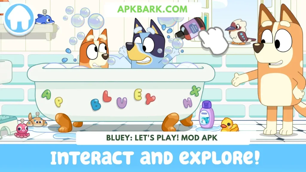 bluey let's play! mod apk unlocked all