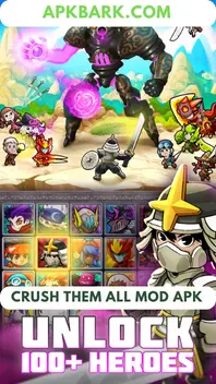 crush them all mod apk unlocked all heroes