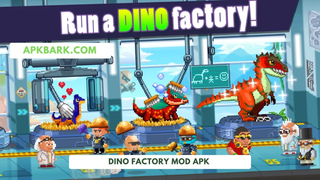 dino factory mod apk free shopping