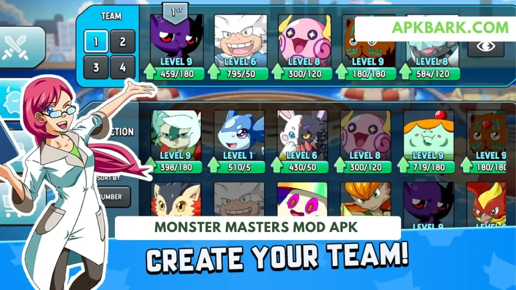 monster masters mod apk unlocked all monsters