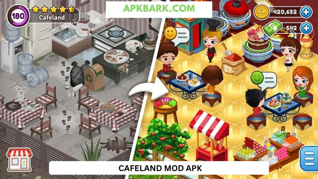 cafeland mod menu